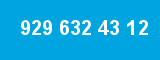 929 632 43 12 929 632 43 12